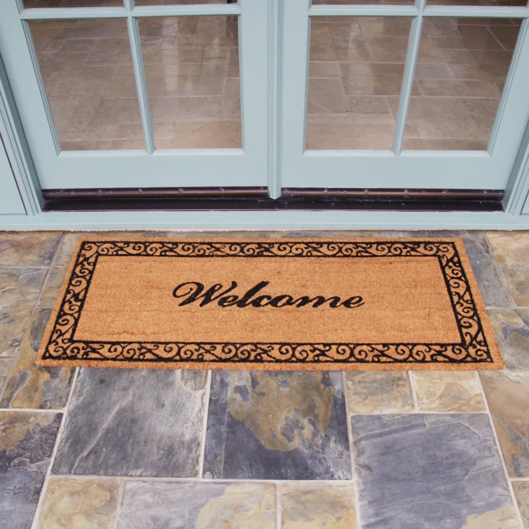 Modern Landscape Contemporary Non-Slip Outdoor Door Mat Winston Porter Mat Size