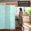 Wiens Turquoise Art Canvas Folding Screen-1388267306