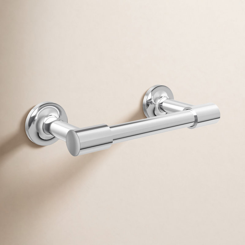 Purist® Pivoting Toilet Paper Holder, Wall-Mount Bathroom Toilet Paper Holder, Polished Chrome