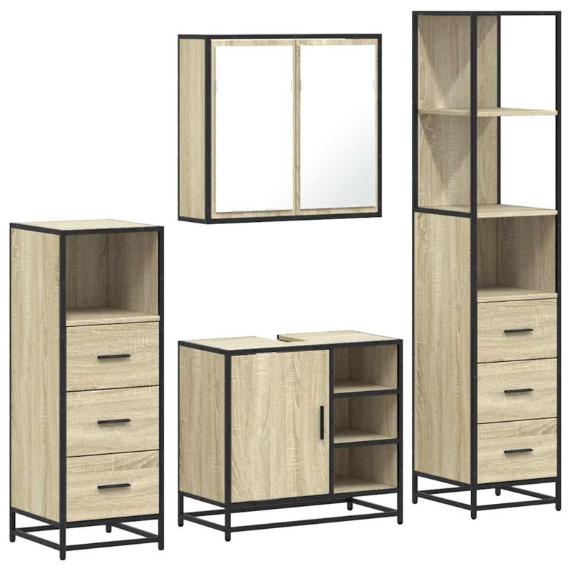 Shenee Bathroom Furniture Suite, Sonoma Oak