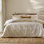 Hebden Mélange Stripe 100% Cotton Duvet Cover Set-630116795-630512699