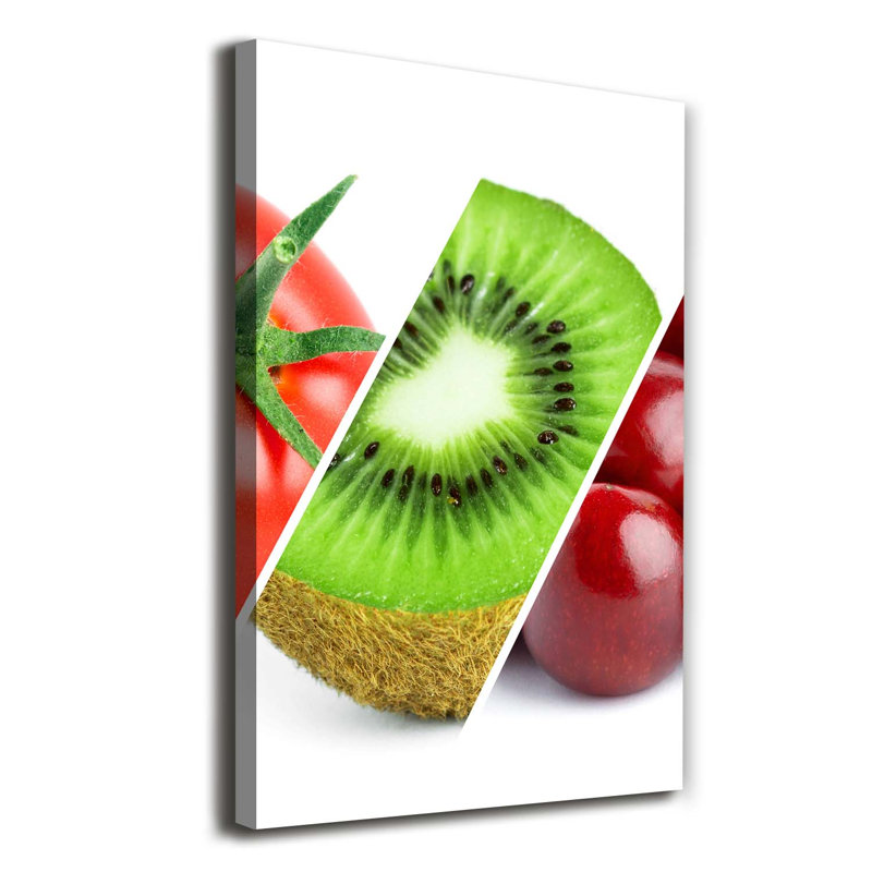 Vegetables And Fruits - Wrapped Canvas Print