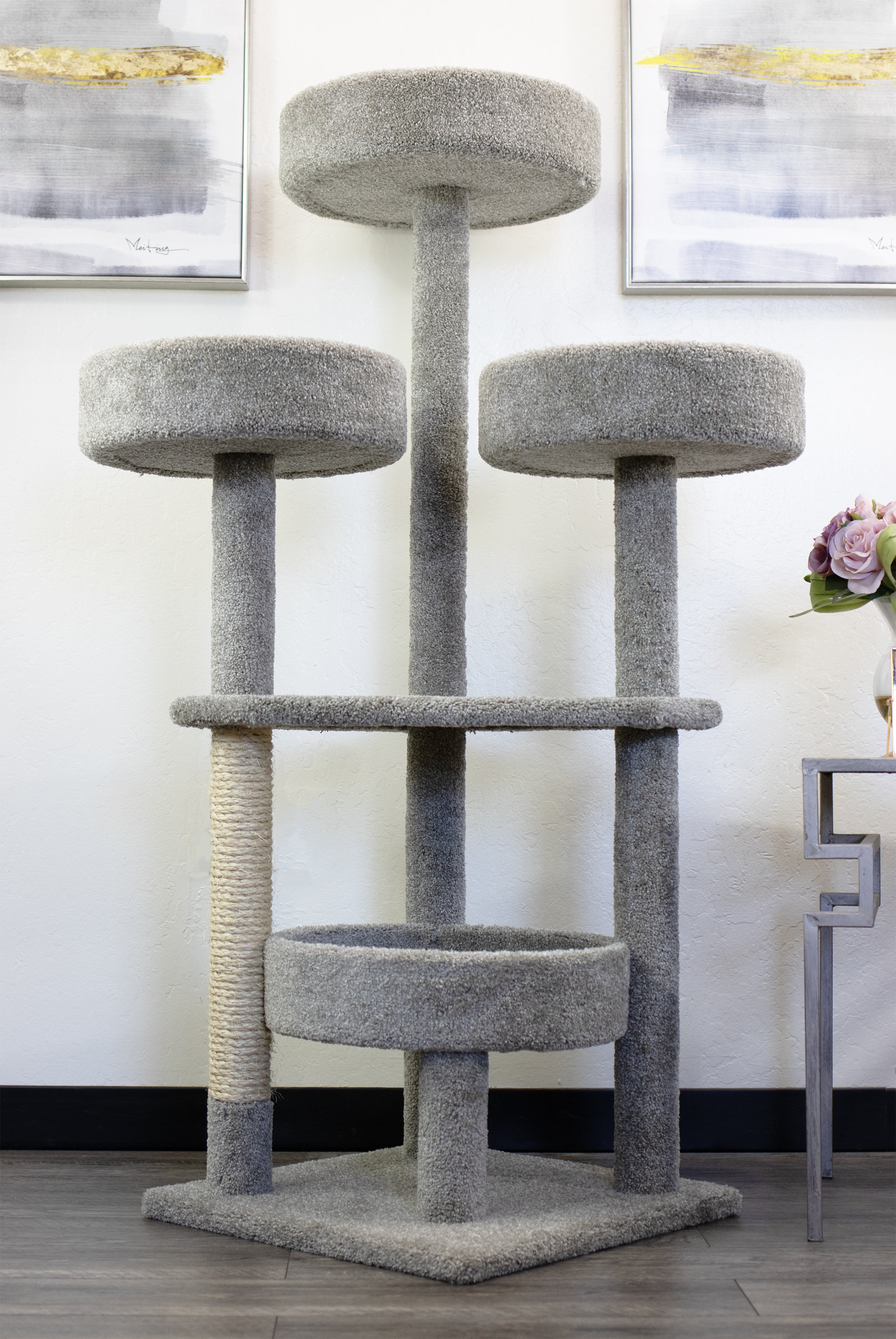 New Cat Condos 55'' H Cat Tree & Reviews | Wayfair