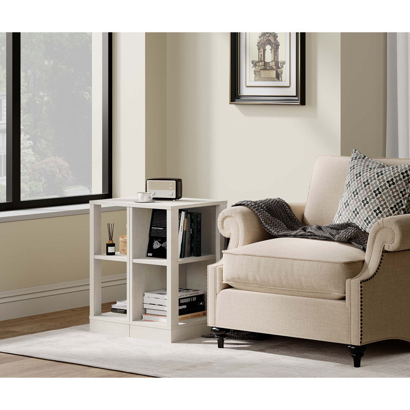 Ebern Designs Small Bookcase,Set Of 2, (3 Shelves) 24"H x 9.8"W x 15.3"D