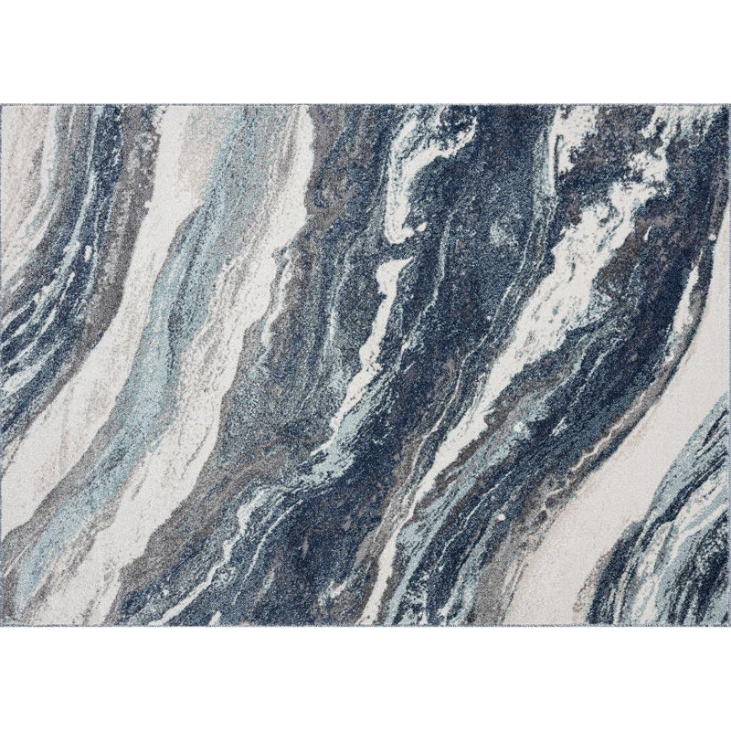 Alayaa Abstract Indoor Rug, Rectangle 8' x 10'
