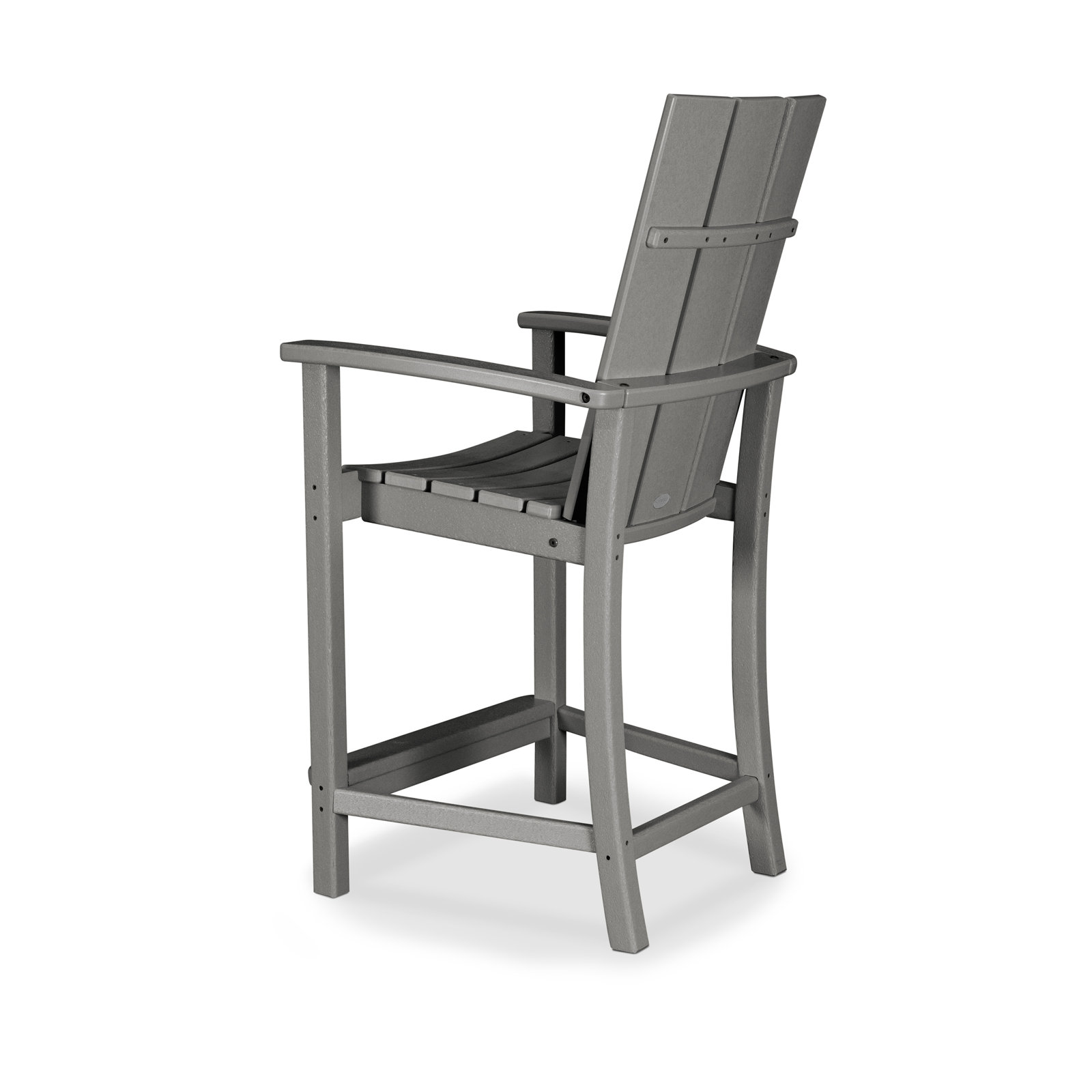 Modern Adirondack Counter Chair in White