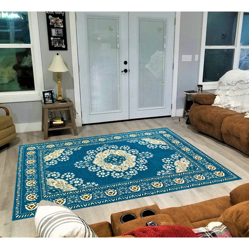 Grenier Damask 140cm X 200cm Area Rug