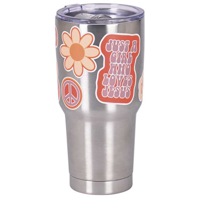 Gobelet rétro Jesus Loves You 30 oz
