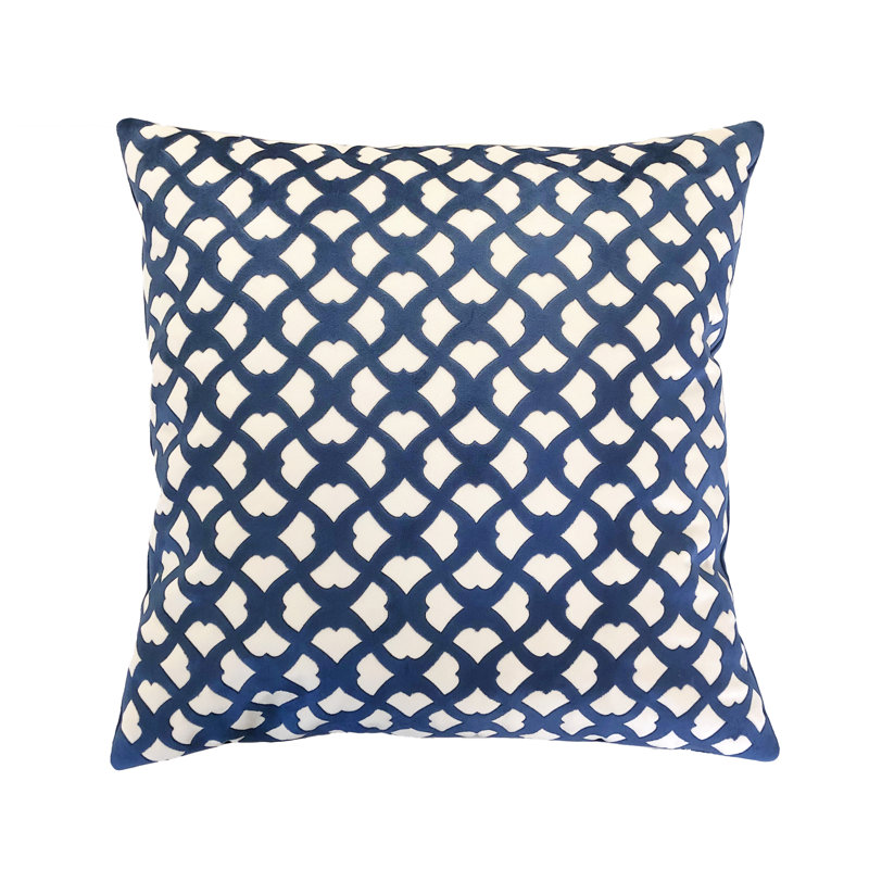 Housse de coussin Cut Cut, Bleu, 18 po x 18 po