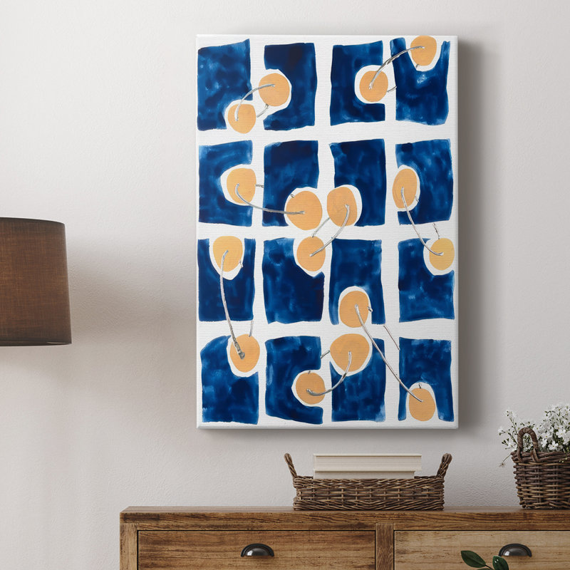 Casse-tête abstrait I - galerie sur mesure, H 48 po x l 32 po