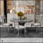 5-Piece Retro Functional Dining Table Set With Extendable Round Table And 4 Upholstered Chairs For Elegant Dining-1725747784-1725747783