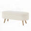 Banc de rangement avec repose-pieds ovale-242807288