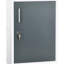 Armoire verrouillable - 3 tablettes, fournitures de premiers soins, pharmacie blanche et grise