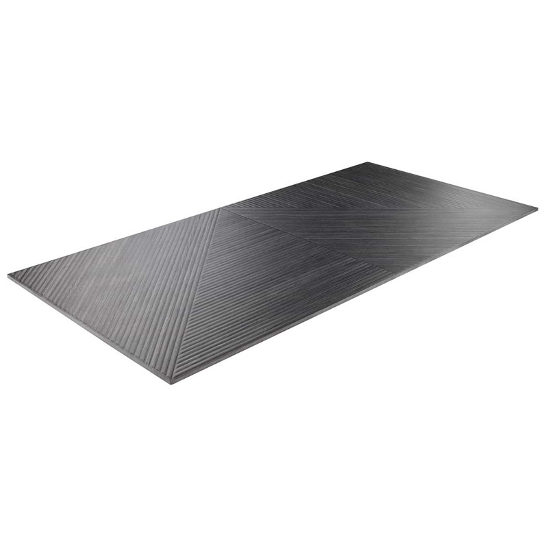 Enso 24X48 Matte Porcelain Wall Tile, Charcoal Black