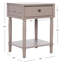 Table de bout en bois massif avec rangement Kleban-572422586