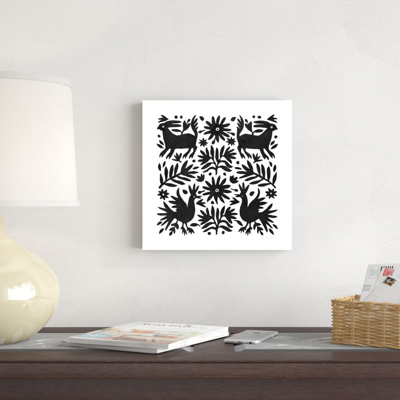 Otomi Elegance noir I, H 12 po x l 12 po