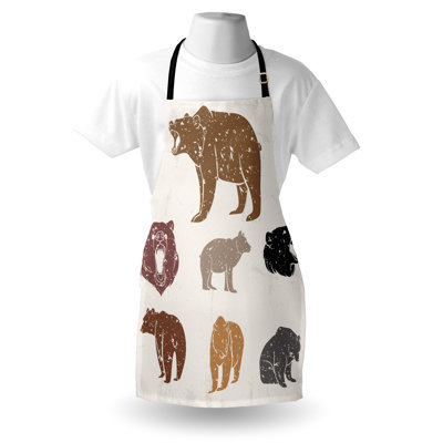 No Pattern Bib Apron