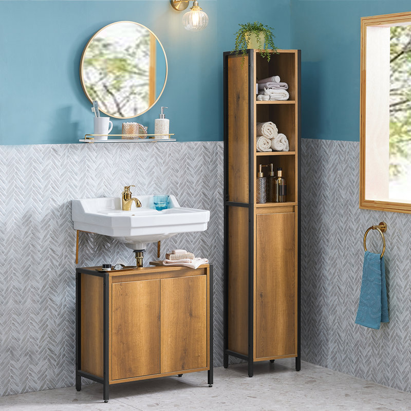 Brusly Bathroom Storage Cabinet