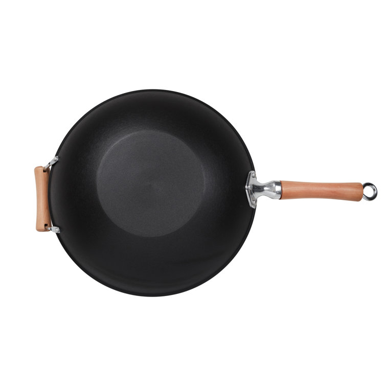 Cuisiland 14'' Cast Iron Wok with Lid & Reviews