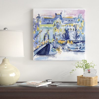 River City I by Melissa Wang - Wrapped Canvas Painting