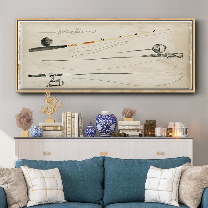 Tackle Box Collection D- Framed Canvas