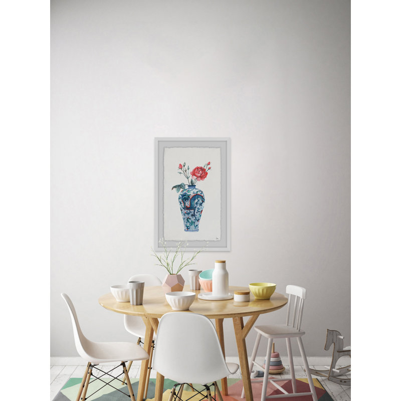 Blooming Flowers - Single Picture Frame Painting, 61cm H x 41cm W 