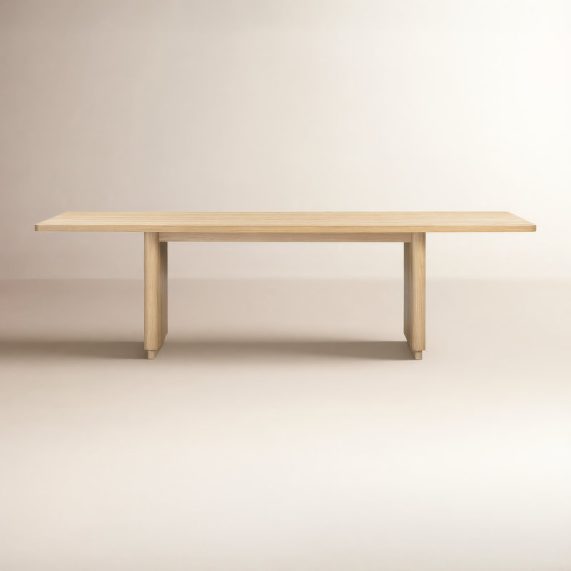Mille 104" Dining Table, Oak