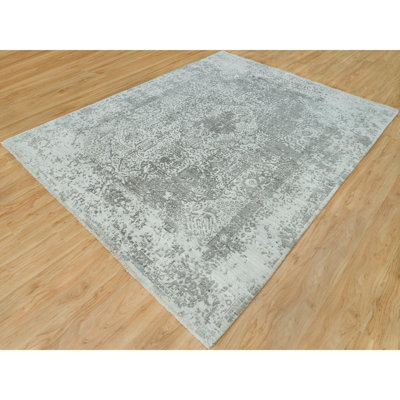 Seda One-of-a-Kind 8' X 10'1" New Age Silk Area Rug Grey