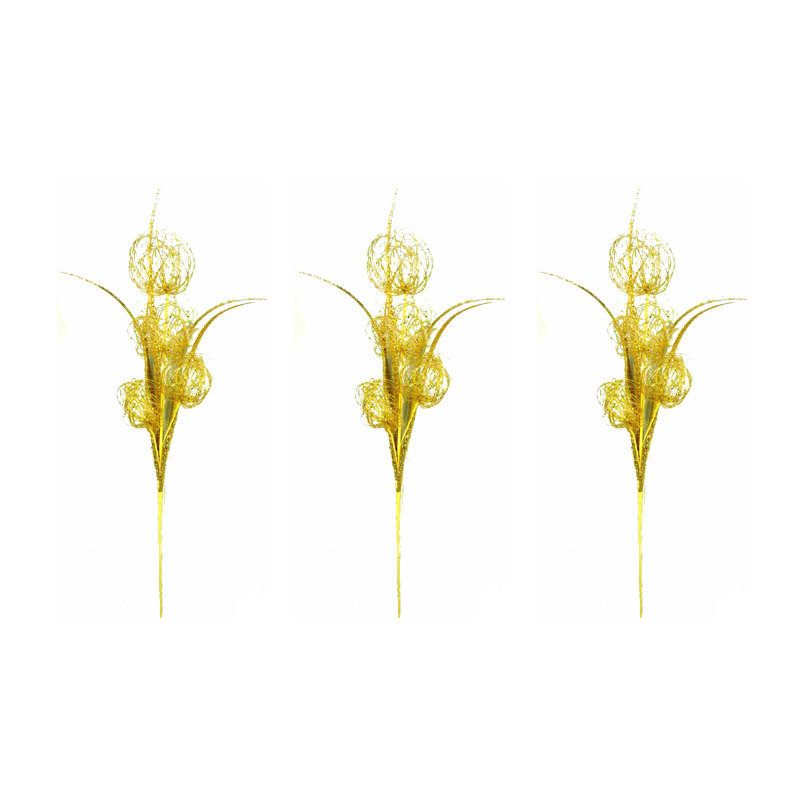 Pique de Noël glitter Sword Grass, Or