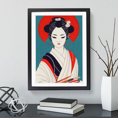 Alluring Geisha - Wall Art