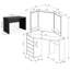 Russellville Dressing Table with Mirror-39039283