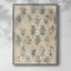 «Vintage Blockprint I», reproduction encadrée - bois massif-205834685
