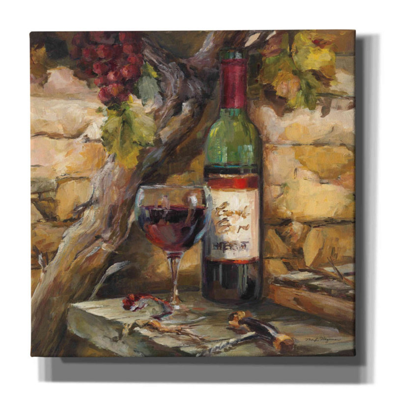 «French Floral II» par Cindy Jacobs, art mural sur toile, H 12 po x l 12 po x P 0,75 po