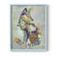 Fantastic Florals Fox, assis, reproduction encadrée - bois massif-1001001184-1001001213