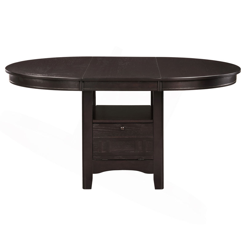 Table de salle à manger Illkirch, H 30,5 po x L 42,25 po x l 42 po, Espresso