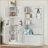 Multifunctional Left-Right Hall Cabinet with 4 Hooks-1870552130