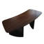 Bureau irrégulier en bois massif Minimalist - poste de travail créatif en noyer foncé pour bureau à domicile-1785256689
