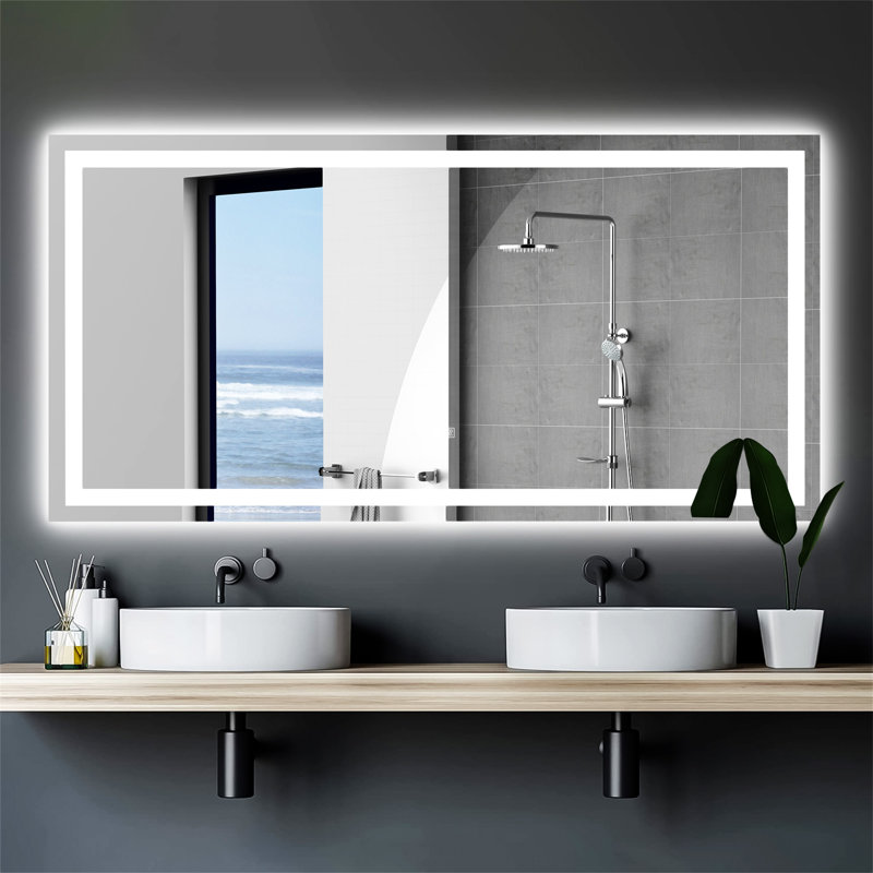 72"×36" LED Mirror Light Bathroom
