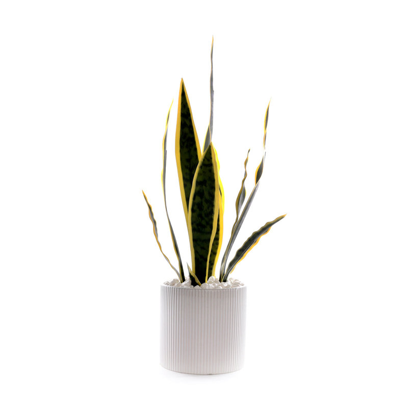 Faux Plant in Ceramic Planter