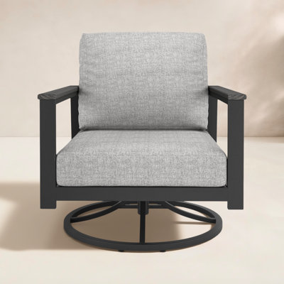Townsend Outdoor Rocking Metal Chair with Cushions