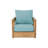 Crelake Deluxe 7 Piece Teak Outdoor Seating Group-1035075863