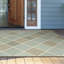 Tapis d'intérieur / extérieur multicolore à motif géométrique Whittier-30278190