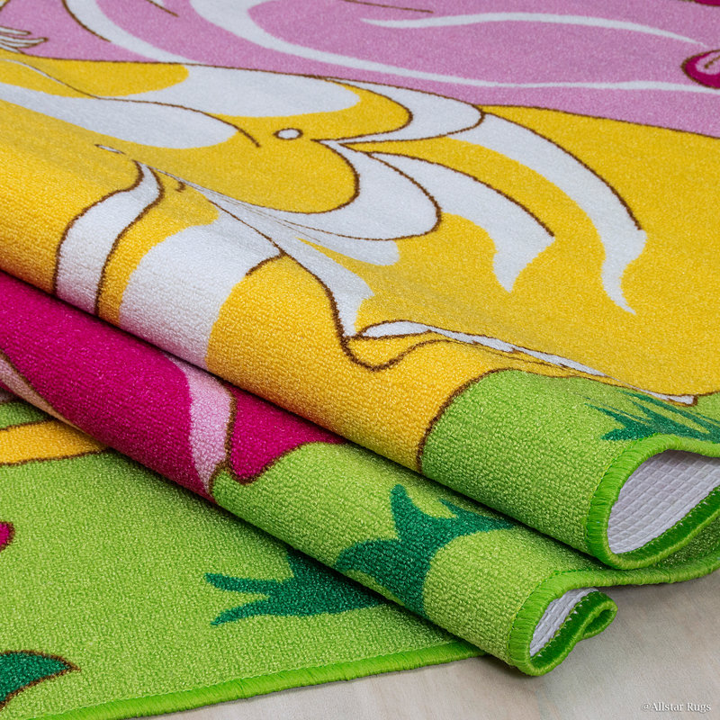 Andrea Rectangle Handmade Nylon Rug, Rectangle 3'3" x 4'10"