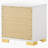White 2-Drawer Nightstand