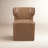 Sardinia Vegan Leather Dining Chair With Casters-101479844
