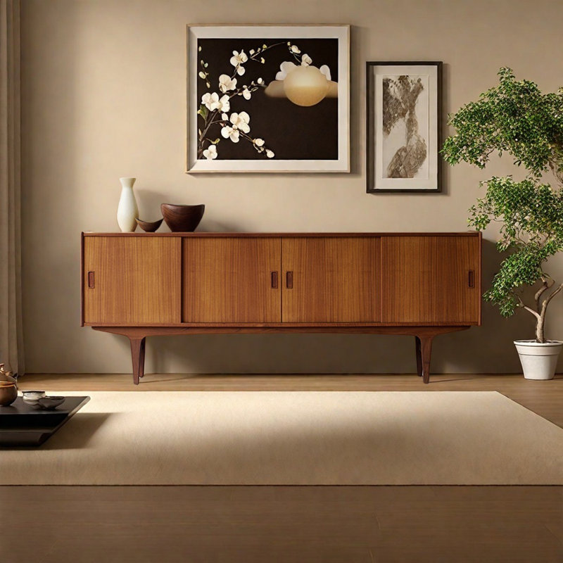 Meuble télé de salon de style européen, 70.87"