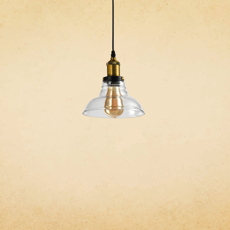 1 - Light Gold Bell Pendant