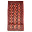Tapis noir en laine noué à la main de conception unique 3 pi 5 po x 5 pi 11 po New Age
