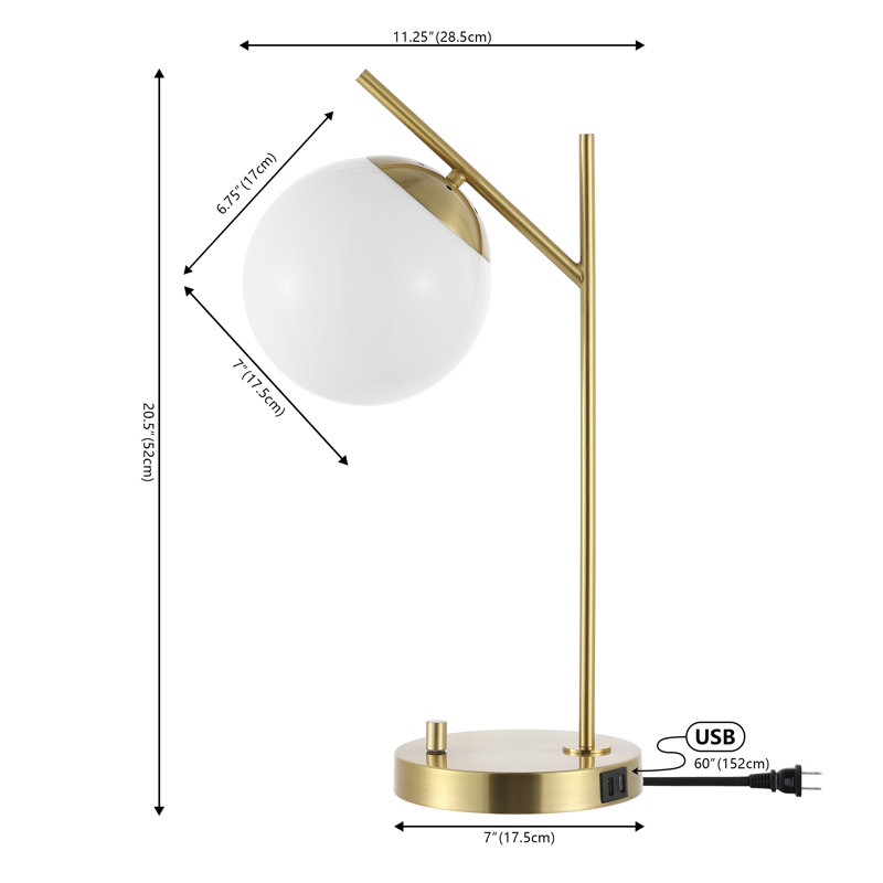 Aultman Metal USB Desk Lamp
