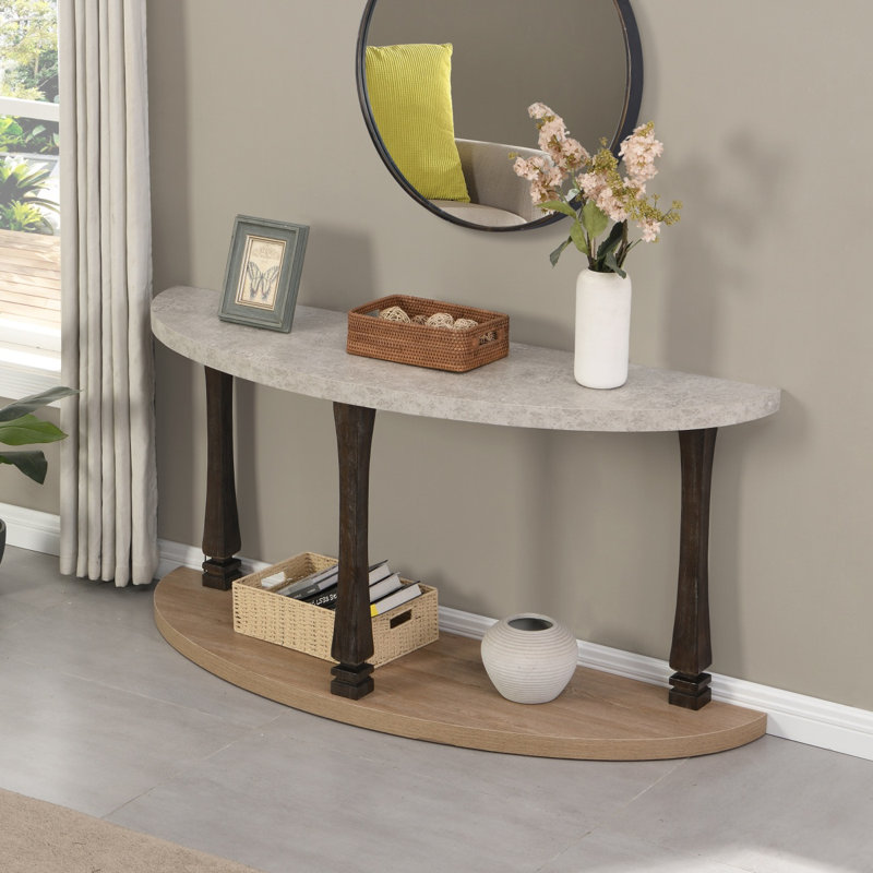 Console Akerah, H 29,9 po x l 60 po x P 18,1 po, Bois manufacturé